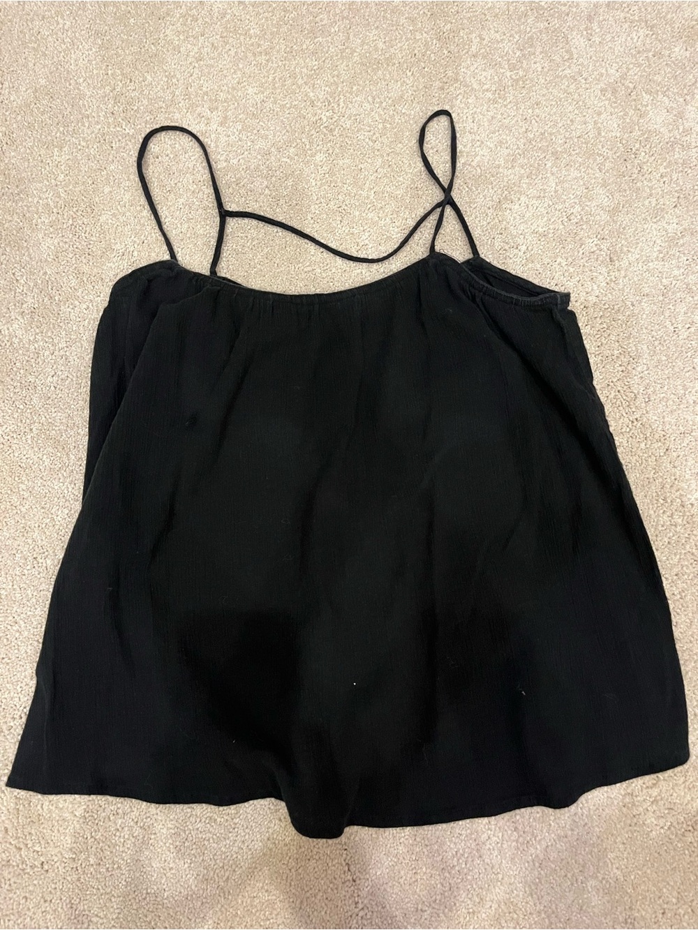 H&M Black Spaghetti Strap Camisole